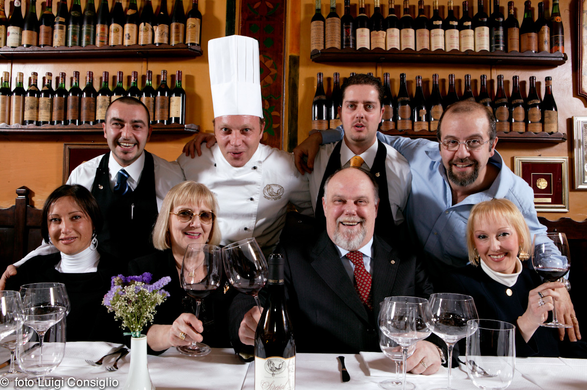 La Bottega del vino; titolari e persoale